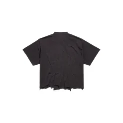 Women's Loop Sports Icon Cropped T-shirt in Black