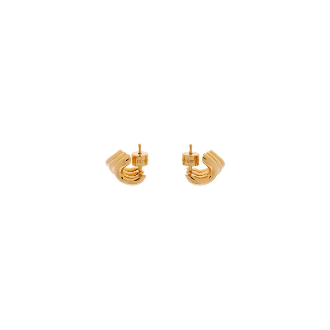 Women's Loop Trio Earrings in Gold
