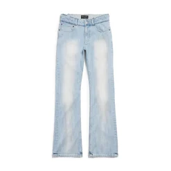 Women's Low Waist Pants in Light Blue