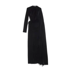 Women's Maxi Sleeve Gown in Black
