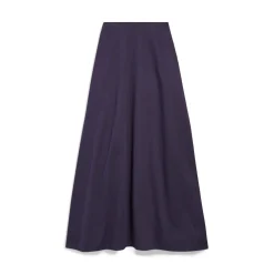 Women's Midi Skirt  in Dark Navy