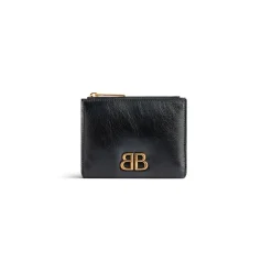 Women's Monaco Bifold Wallet in Black