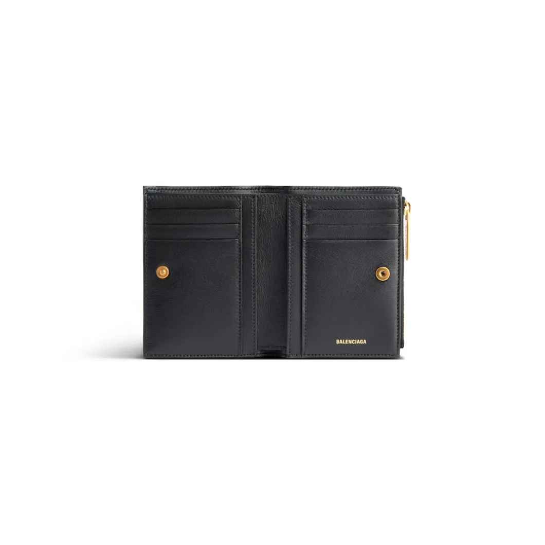 Women's Monaco Bifold Wallet in Black