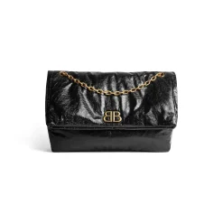 Women's Monaco Large Chain Bag in Black