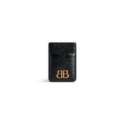 Women's Monaco Magnet Card Holder  in Black