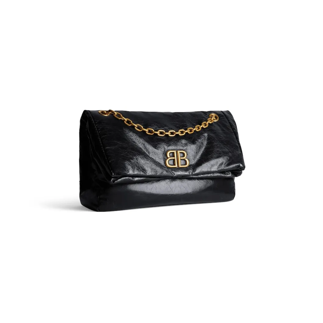 Women's Monaco Medium Chain Bag in Black