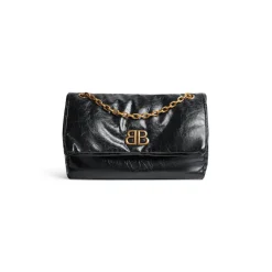 Women's Monaco Medium Chain Bag in Black