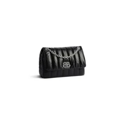 Women's Monaco Mini Bag Quilted in Black