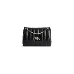 Women's Monaco Mini Bag Quilted in Black