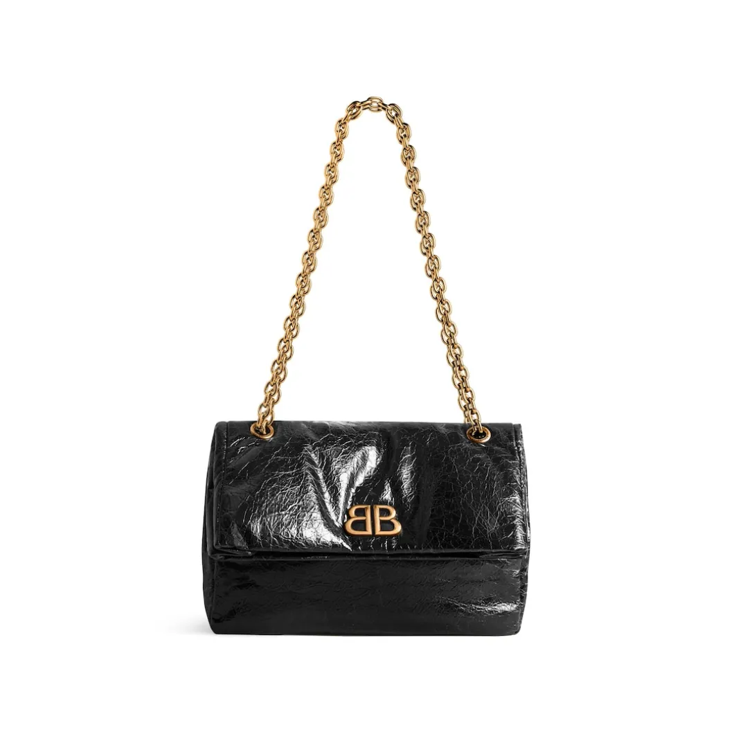 Women's Monaco Small Chain Bag in Black