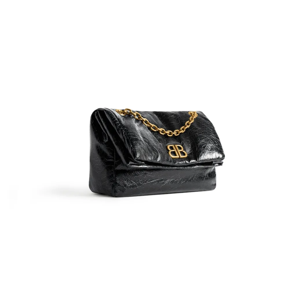 Women's Monaco Small Chain Bag in Black