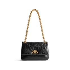Women's Monaco Small Chain Bag in Black