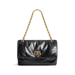 Women's Monaco Small Chain Bag in Black
