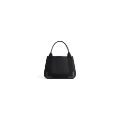 Women's Navy Xs Cabas in Black