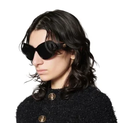 Women's Palazzo Cat Sunglasses in Black