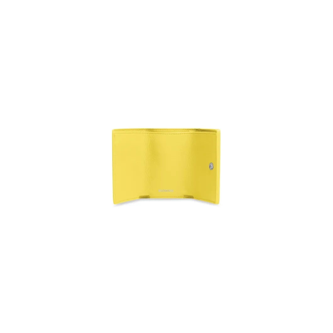 Women's Papier Mini Wallet in Yellow