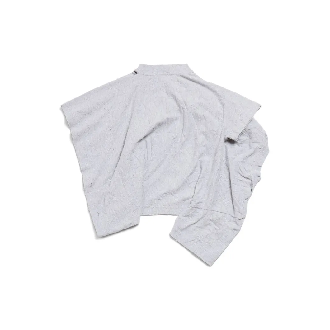 Women's Planet Earth Twisting T-shirt in Grey