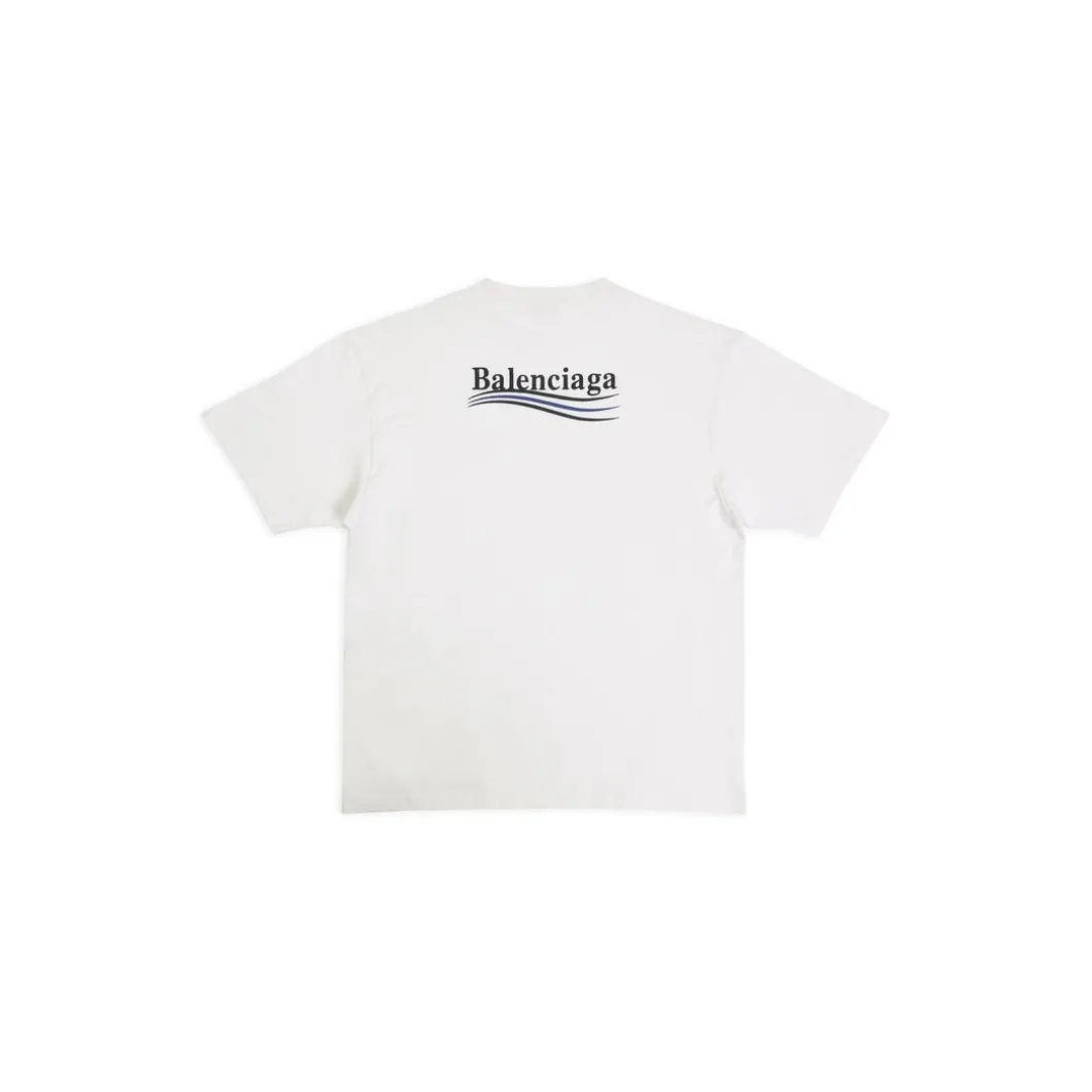 Women's Political Campaign T-shirt Large Fit in White