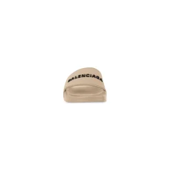 Women's Pool Slide Sandal in Beige