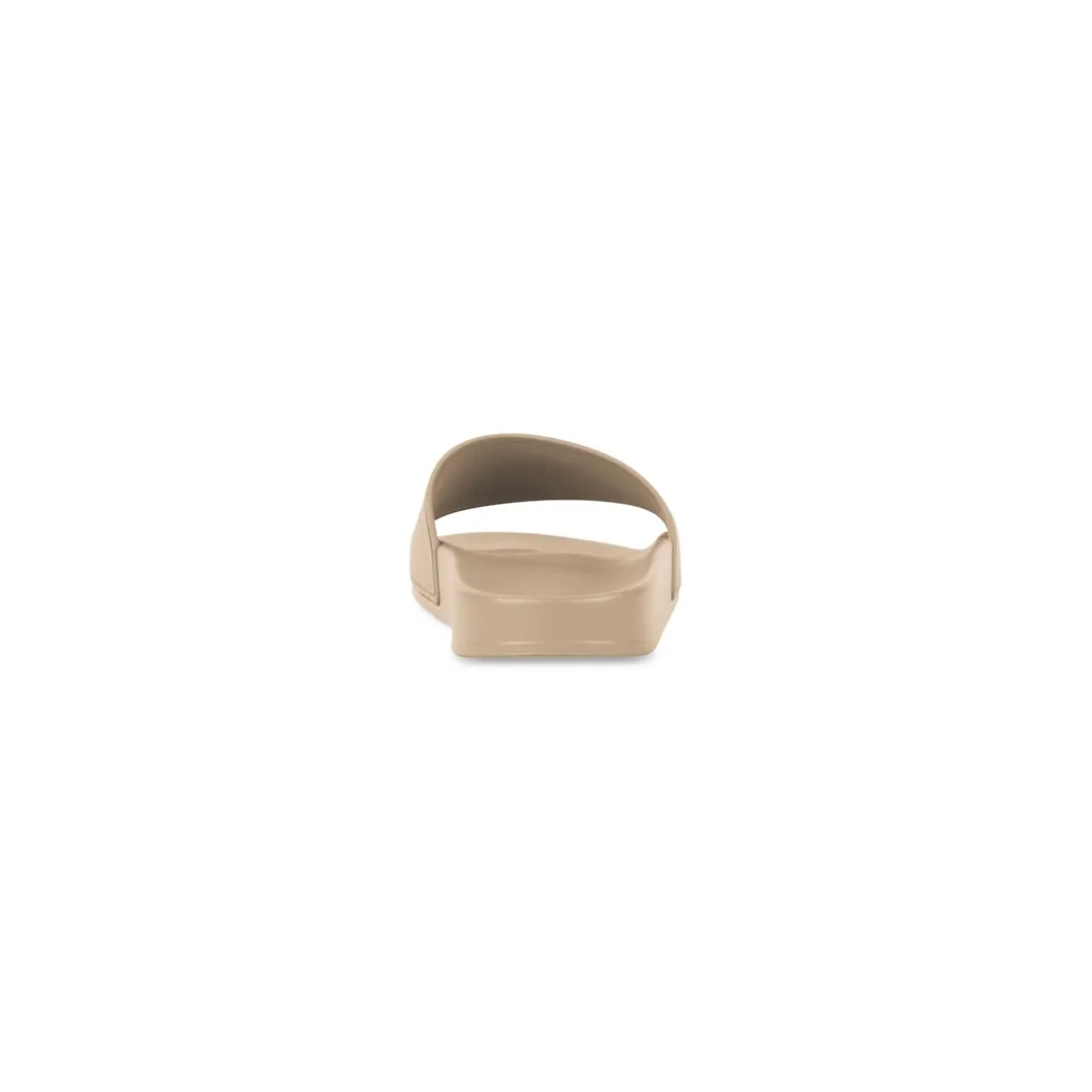 Women's Pool Slide Sandal in Beige