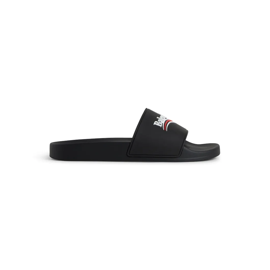 Women's Pool Slide Sandal in Black