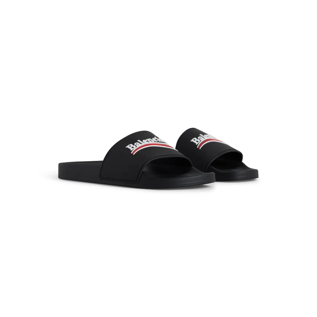 Women's Pool Slide Sandal in Black