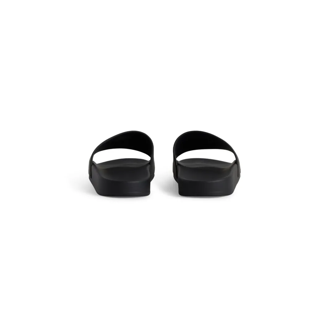 Women's Pool Slide Sandal in Black