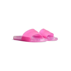 Women's Pool Transparent Slide Sandal  in Pink