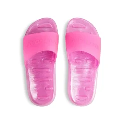Women's Pool Transparent Slide Sandal  in Pink