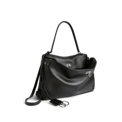Women's Rodeo Medium Handbag in Black