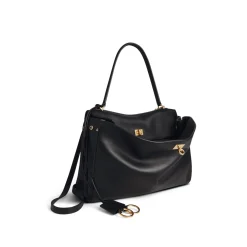 Women's Rodeo Medium Handbag in Black