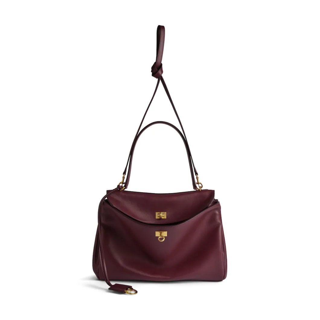 Women's Rodeo Medium Handbag in Burgundy