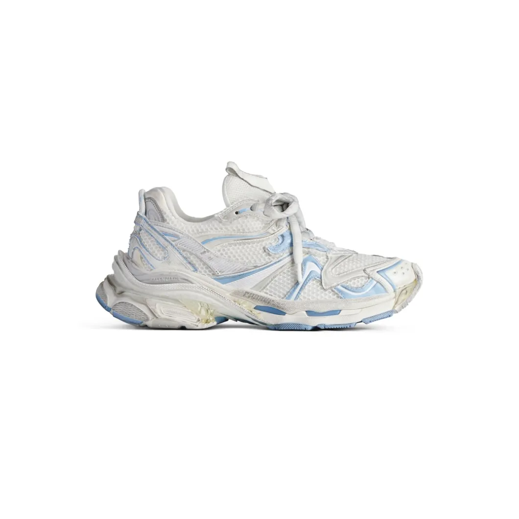 Women's Runner 2.0 Sneaker in White/light Blue/grey