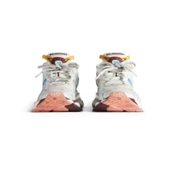 Women's Runner Sneaker  in White/yellow/pink/blue