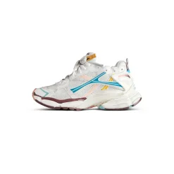 Women's Runner Sneaker  in White/yellow/pink/blue
