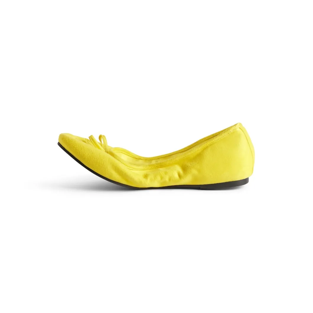 Women's Shoe Clutch Ballerina in Yellow