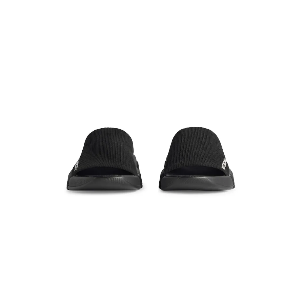 Women's Speed 2.0 Recycled Knit Slide Sandal in Black