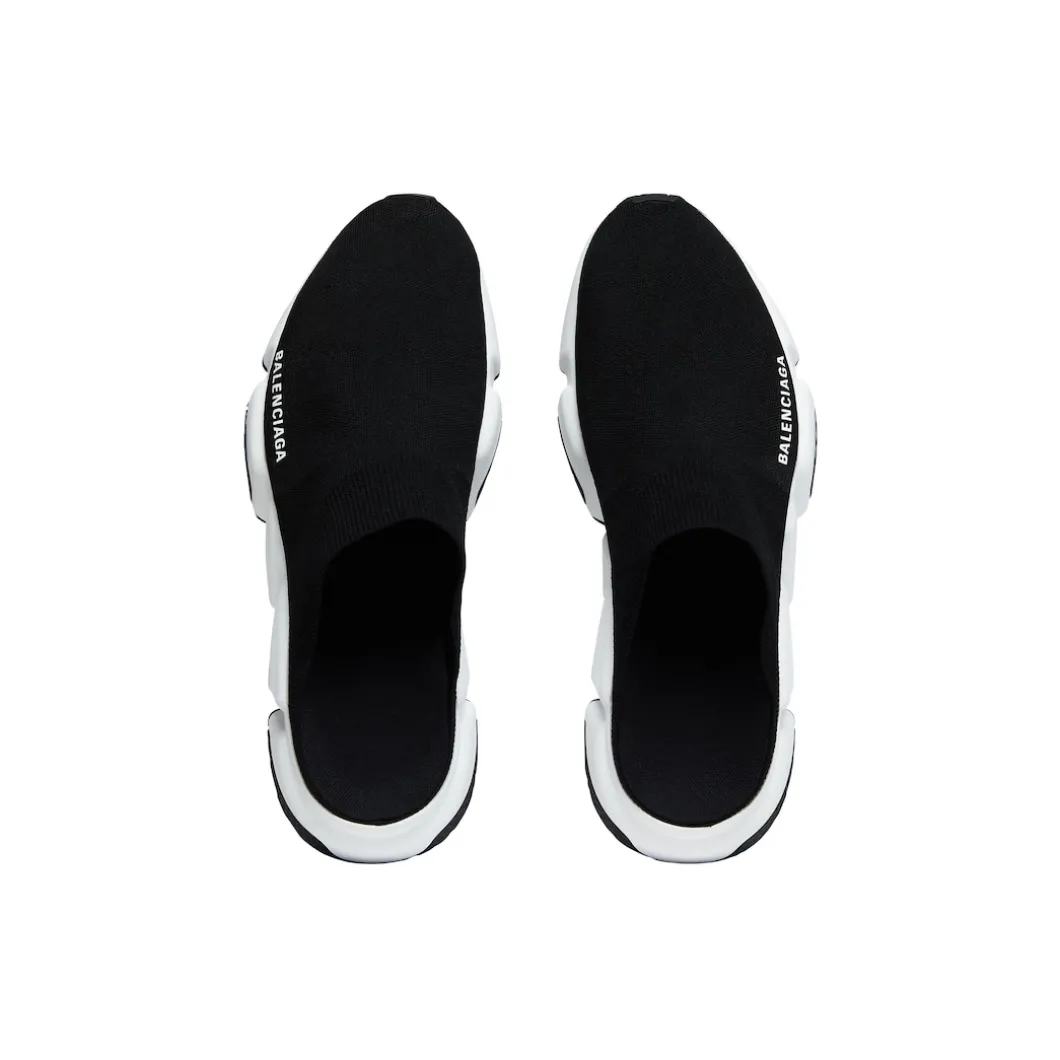 Women's Speed Recycled Knit Mule in Black