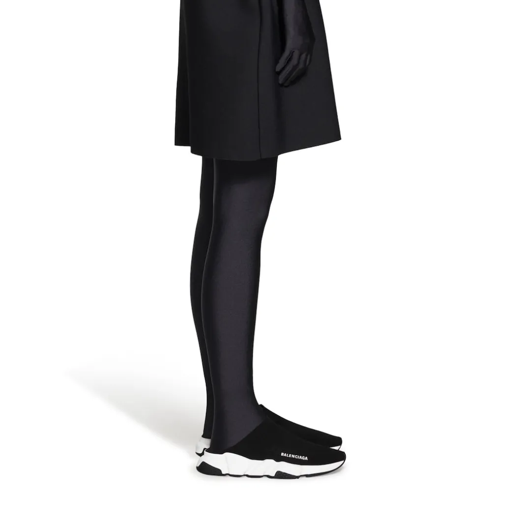 Women's Speed Recycled Knit Mule in Black