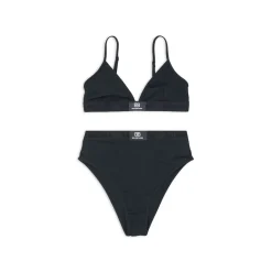 Women's Sporty Bikini Set  in Black