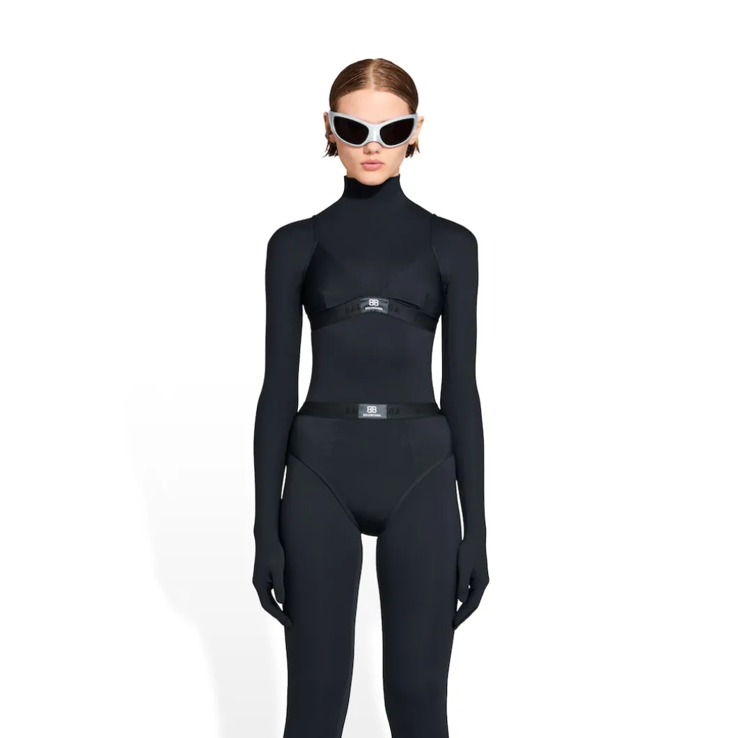 Women's Sporty Bikini Set in Black