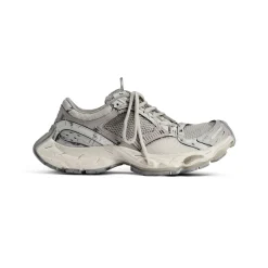 Women's Stapler Sneaker in Beige/grey