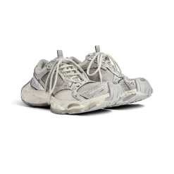 Women's Stapler Sneaker  in Beige/grey