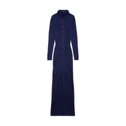 Women's Stretch Maxi Dress in Dark Navy