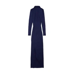 Women's Stretch Maxi Dress in Dark Navy