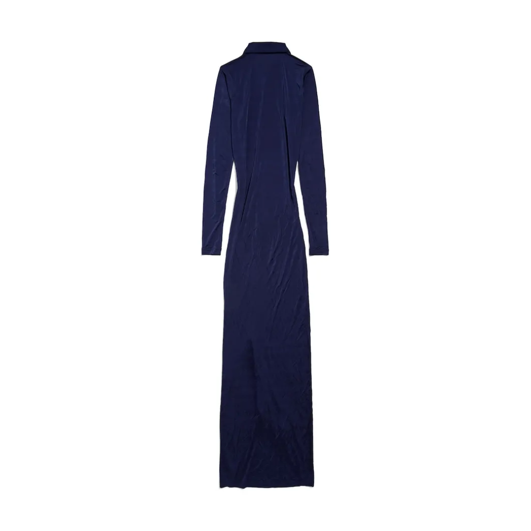 Women's Stretch Maxi Dress in Dark Navy
