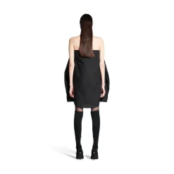Women's Suspended Shirt Dress in Black
