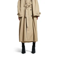 Women's Suspended Trench Dress in Beige