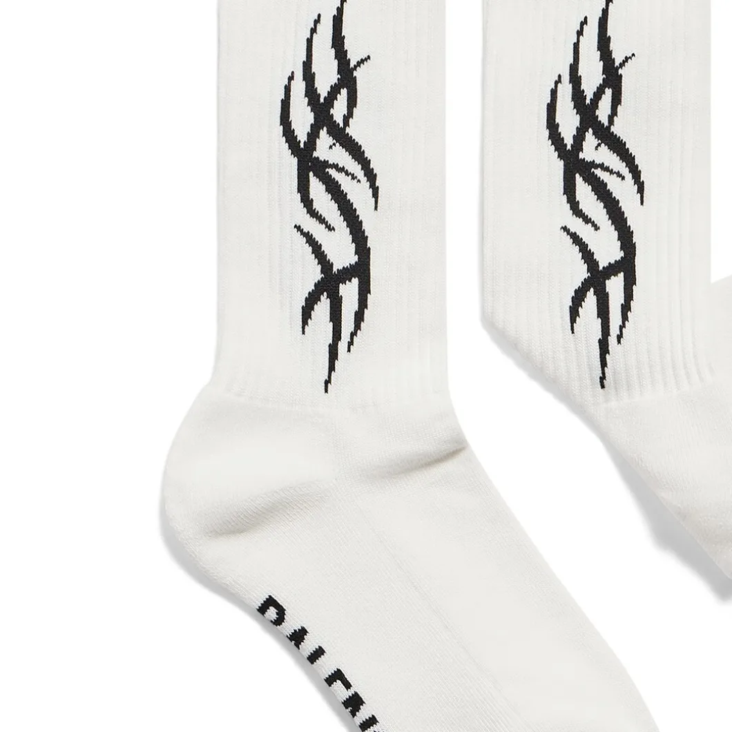 Women's Tacky Socks in Black/white