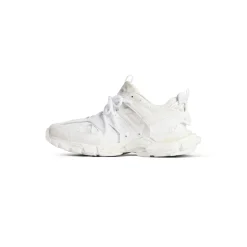 Women's Track Signature Sneaker in White/black